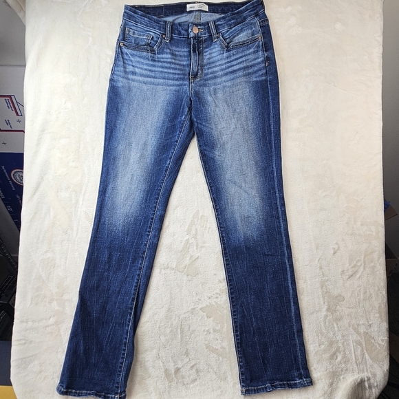 BKE Denim Jeans Payton Men’s 28x32 Distressed Whiskered Mid Rise Straight Leg - Picture 1 of 14